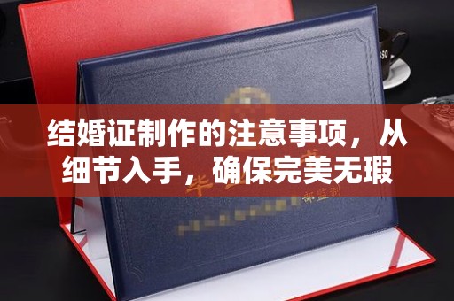 樊城结婚证制作的注意事项，从细节入手，确保完美无瑕