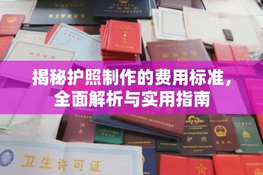 怀宁揭秘护照制作的费用标准，全面解析与实用指南